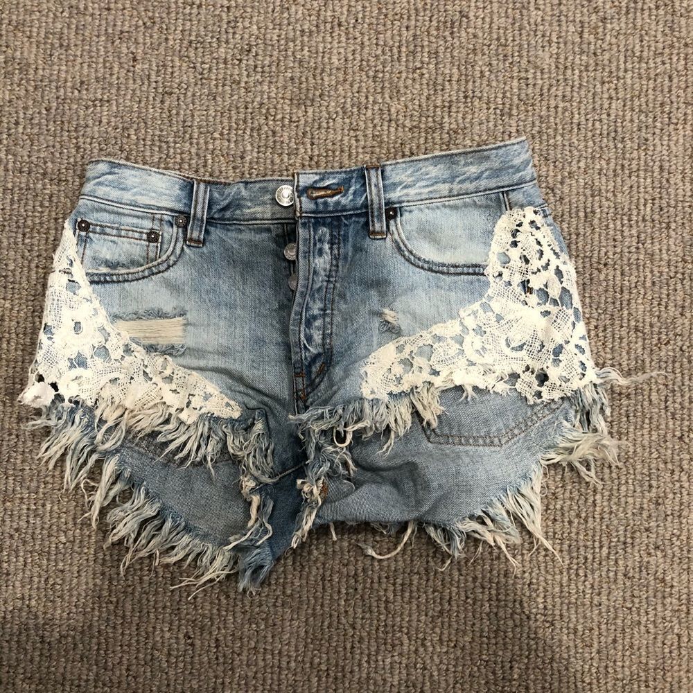 Free People demon cut off shorts